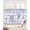 Lavender, variant on Purple Flowers Sheer Curtains 54 Inch Length 2 Panels Set for Living Room/Bedroom, Weeping Spring Floral Bicycle Retro Art Kitchen Curtains Grommet Semi-Sheer Curtains Window Treatments 42"x54"x2