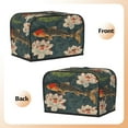 thumbnail image 4 of Toaster Cover For 2 Or 4 Slice, Two Or Four Slice Toaster Hood Dust-Proof Cover For Home Kitchen Washable Small Appliance Koi Fish Vintage Lotus (2), 4 of 5