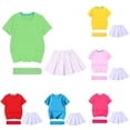 thumbnail image 5 of Unisex Kids Soccer Jersey Set Boys Soccer Crewneck Shirts and Shorts with Socks Girls Soccer Outfit, 5 of 5