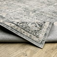 thumbnail image 3 of Avalon Home Celeste Washable Bordered Oriental Charcoal/ Grey Indoor Area Rug, 3 of 13