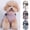 Purple, variant on Didog Dog Jacket With Harness Warm Dog Clothes Waterproof Puppy Coat Chihuahua French Bulldog