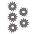 thumbnail image 4 of Motor Chain Sprocket, T8F 13T Sprocket High Hardness  for Mini Bicycle, 4 of 7