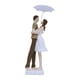 thumbnail image 3 of Figura de pareja creativa de niño y niña, artesanía decorativa, estatua de pareja sosteniendo Abrazo, 3 of 9
