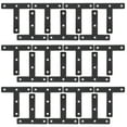 thumbnail image 1 of Miangastore Repair Mending Bracket Plate Black 20Pcs 3.1x3.1x0.04In Cold Rolled Steel Stabilization, 1 of 9