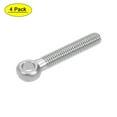 thumbnail image 1 of Unique Bargains M12 x 70mm 304 Stainless Steel Machine Shoulder Lift Eye Bolt Rigging 4pcs, 1 of 3