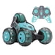 thumbnail image 4 of Coche de acrobacias de 5 ruedas, juguete, 2,4G, Control remoto, giro de 360 grados, coche RC para niños, azul, 4 of 5