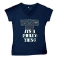 thumbnail image 5 of It's a Philly Thing Funny Women's V-Neck T-shirt Philadelphia Championship City of Brotherly Love Football League Fan Tee, 5 of 7