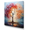 thumbnail image 2 of Designart "Majestic Blaze of Maple Trees" Floral & Botanical Wall Art Living Room, 2 of 5