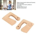 thumbnail image 3 of Kids Wooden Knife, Safe Cooking Vegetable Fruit Cutter Montessori Kitchen Tool Toy, 3 of 8