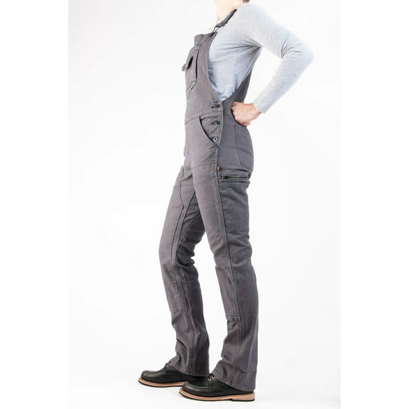 Dovetail Workwear Freshley, Straight Leg Fit, Womens Overall, 13 Functional Pockets, Grey Canvas