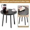 thumbnail image 5 of JOYURE 3 Pieces Outdoor Patio Furniture Set,All-weather Wicker Rattan Bistro Set with Coffee Table and Cushions for Yard,Garden,Balcony,Beige, 5 of 8