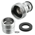 thumbnail image 3 of Unique Bargains Brass Garden Hose Quick Connector Faucet Pipe Adapter 24mm Male Threaded, 3 of 5
