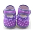 thumbnail image 4 of Newborn Baby Girl Soft Sole Lace Shoes Anti-slip Cotton Prewalker Walking Shoes 3-12M, 4 of 7