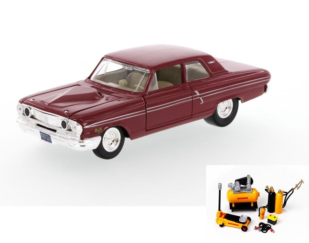 Diecast Car & Mechanic Set Package - 1964 Ford Fairlane