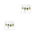 thumbnail image 2 of Thinsony 2/3/5 Plant Window Sticker Exquisite PVC Indoor Room Decoration Self-adhesive Dual-sided Bonsai Glass Decal Scene Layout Accessory 2PCS, 2 of 6