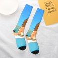 thumbnail image 6 of Saiise Bluey Funny Socks Men Women Boys Kids Adults Novelty Graphic Crew Tube Socks Crazy Design Casual Dress Socks for Sports,Running,Travel, 6 of 7