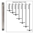 thumbnail image 1 of Kichler 360005AW 60 in. Fan Down Rod, Aged White, 1 of 1