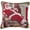 Reclining Santa, variant on Violet Linen Seasonal Xmas Christmas Holiday Bliss Pattern, Polyester Tapestry Jacquard , Santa's Sleigh Ride, 18 Inch x 18 Inch, Decorative Throw Pillow Cover