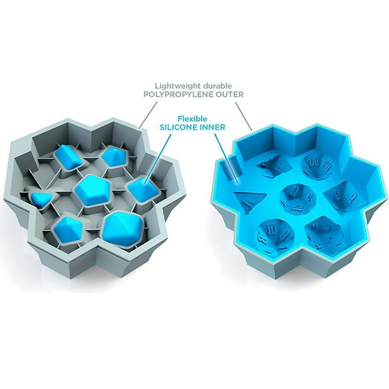 Ice Dice Sieve Ice Mold Ice Bucket Game Tray Soft Frozen Silicone