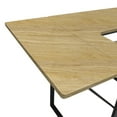 thumbnail image 6 of Sew Ready Dart Sewing Machine Table with Folding Top and Adjustable Platform, Black/ Ashwood, 6 of 6