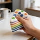 thumbnail image 2 of Rainbow Cake Squishies, Slow Rising Fidget Squeeze, Layer Cake Squeezable Stress Relief Ball for Anxiety Relief, Birthday Gifts, Party Favors, 2 of 7