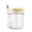 🥝 White_Hot#171, variant on Glass Breakfast Cup With Phone Holder Spoon Lid - Oatmeal Yogurt Milkshake Tumbler, Food-Grade Glass, Wide Mouth, Leak-Resistant Portable Design