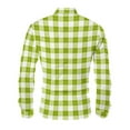thumbnail image 7 of WAENQINLA T Shirt Mens Button Up Regular Fit Tops Plaid Graphic Golf Tees Winter Casual Business Work Jackets Army Green L, 7 of 7