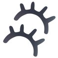 thumbnail image 1 of Coofit 1 Pair Wall Sticker Creative Eyelash Pattern Wall Decor Sticker Wall Art Sticker, 1 of 7