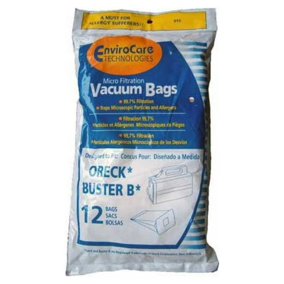 36 Designed 2 FIT ORECK Buster B MICROFILTER Vacuum Bag