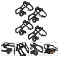 thumbnail image 6 of Phenofice mountain bike pedal Pedal Strap Black Adjustable Buckle Exercise 2 Pairs, 6 of 8