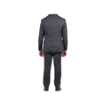 thumbnail image 6 of Arthur Black Slim Fit Grey Blue Check Light Flannel Reda Wool Suit, 6 of 7