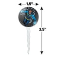 thumbnail image 6 of Justice League Black Lightning Character Cupcake Picks Toppers Decoration Set of 6, 6 of 7