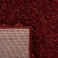 thumbnail image 6 of SAFAVIEH Santa Monica Chelsey Solid Shag Area Rug, Maroon, 4' x 6', 6 of 11