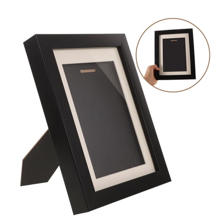 Hytrove 1Pcs Medals Display Frame Shadow Box Wood Glass for Sports Medals Marathon