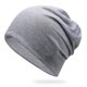 thumbnail image 1 of Gris claro Mujeres Hombres Gorro con estilo Gorro fino Hip-hop Suave elástico Slouchy Skull Cap Nuevo, 1 of 5