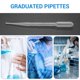 thumbnail image 3 of 100pcs 3ml graduated pipettes dropper polyethylene, 3 of 4