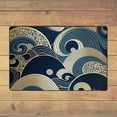 thumbnail image 5 of XMXY Area Rugs Doormat Outdoor Entrance, Traditional Simple Line Waves Facecloth Non-slip Floor Mat Rug for Living Room Kitchen Sink Area Indoor,36"x24", 5 of 9