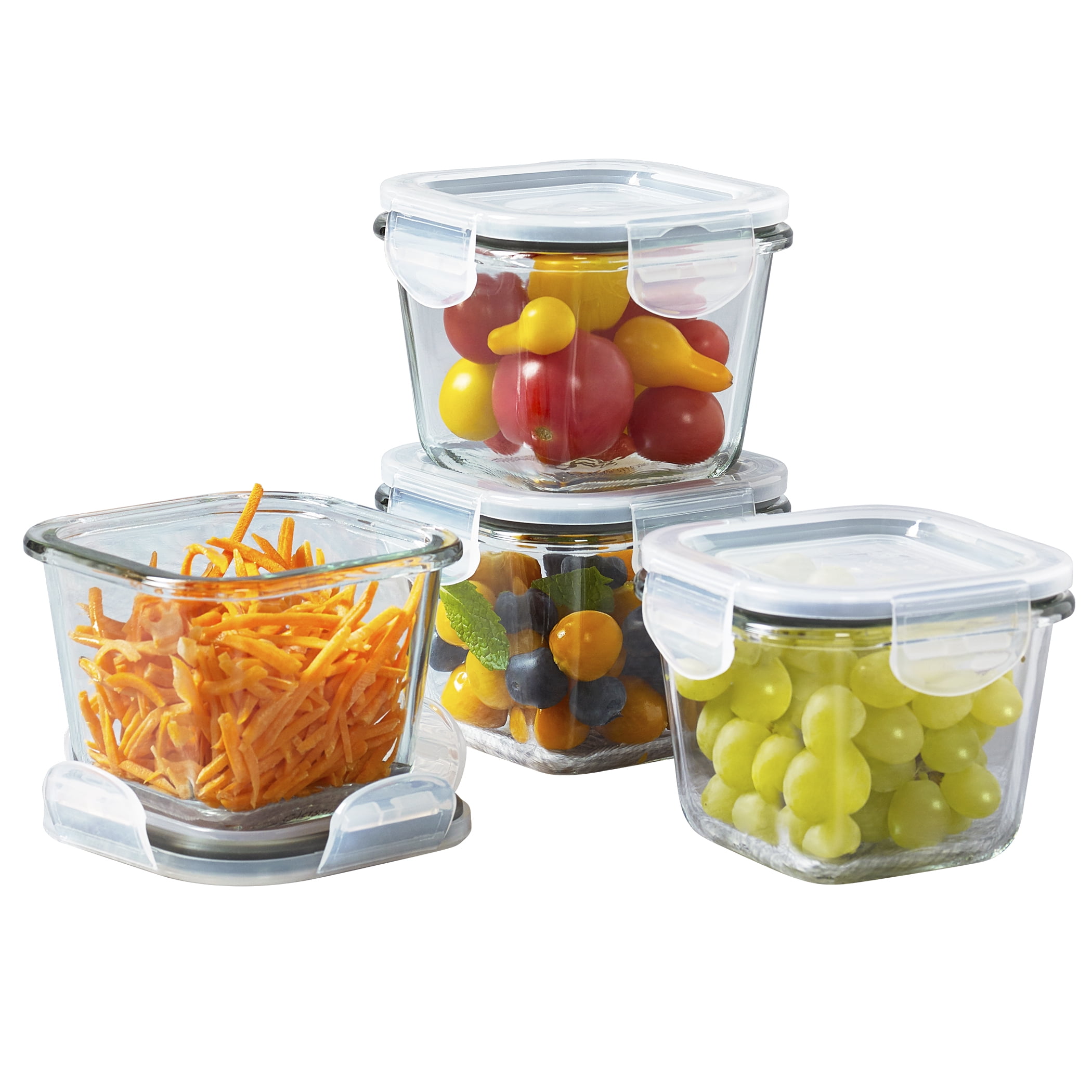 Food storage boxes with lids