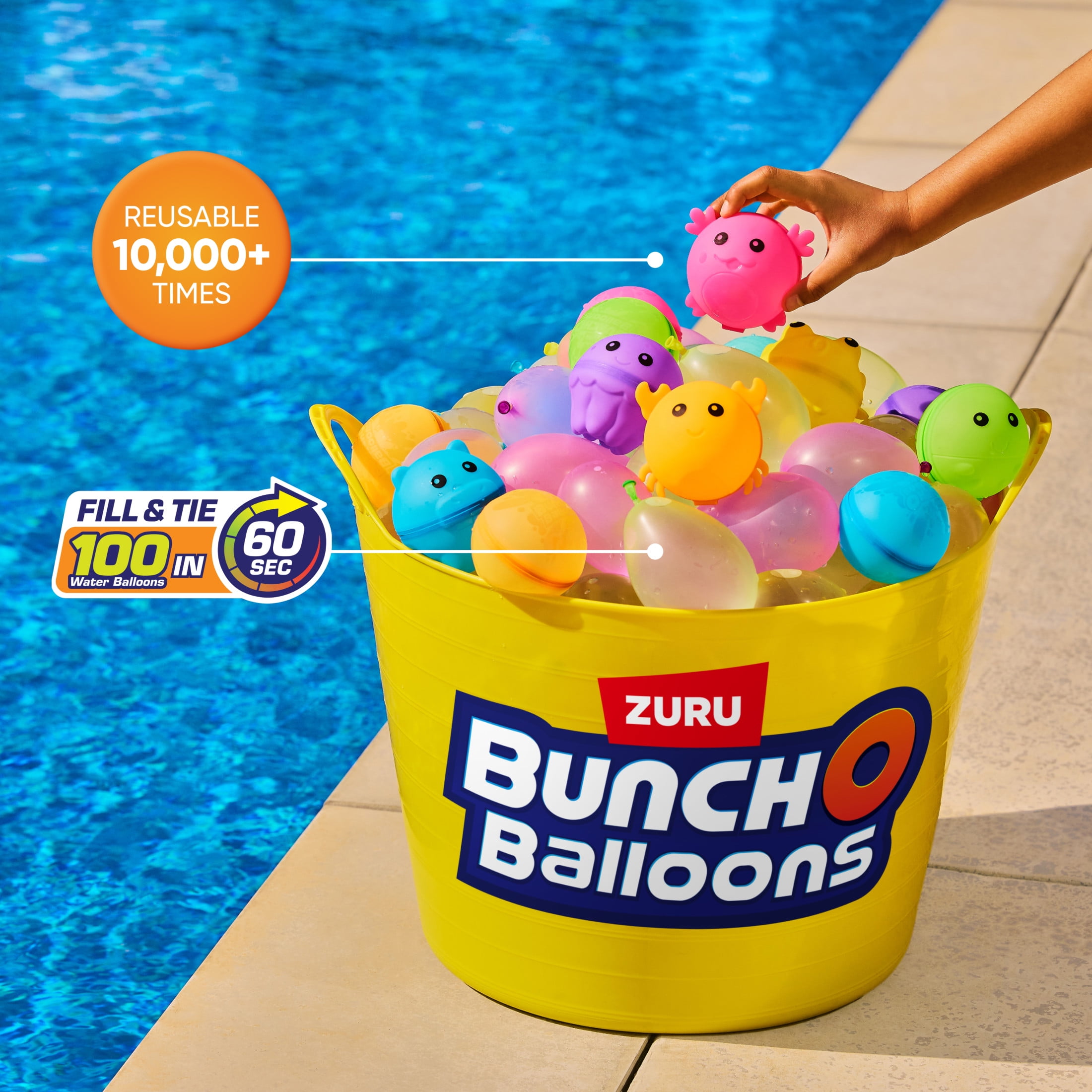 Bunch O Balloons Reusable Animal Water Balloons 3 pack by ZURU
