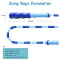 thumbnail image 4 of Jump Rope for Kids Girls and Boys,Soft Beaded Jump Ropes,Adjustable Skipping Rope,Tangle-Free Segmented Rope for Kid and Women Men Adults Exercise,Keeping Fit,Training - 9.2Ft, 4 of 7