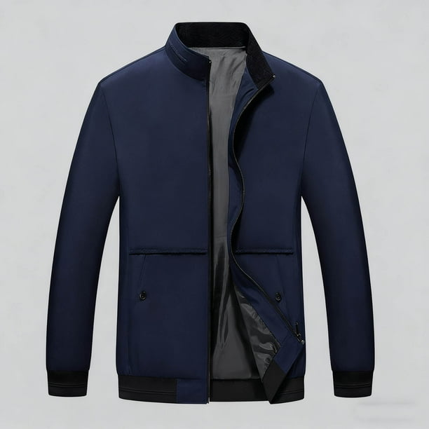 Ceisia Men's Hooded Warm Jacket Casual Outerwear Long Sleeve Gift Zip Up Coat for Cool Weather