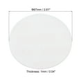 thumbnail image 2 of Unique Bargains Doublure de Couvercle en Mousse 67mm/2.61 Pouces, 100 Pcs Résistant à la Pression Sensible Blanc Rouge, 2 of 7