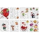 thumbnail image 4 of FINGOOO Christmas Window Clings Stickers 8 sheets Snowflake Window Decals Xmas Window Decoration, 4 of 4