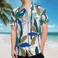 thumbnail image 5 of High Quality Hawaiian Shirts for Men Short Sleeve Aloha Beach Shirt Floral Summer Casual Button Down Shirts Blouses IY9NY5, 5 of 7