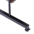 thumbnail image 6 of Portable Mobile Side Table Laptop Desk Rolling Cart Sofa Bedside Cupboard with Wheels Height Adjustable Convenient Shelves Strong Load-bearing Capacity, 6 of 12