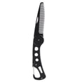 thumbnail image 2 of Peine de barba de acero inoxidable plegable para hombres Peine para peinar barba y bigote Peine plegable, 2 of 14