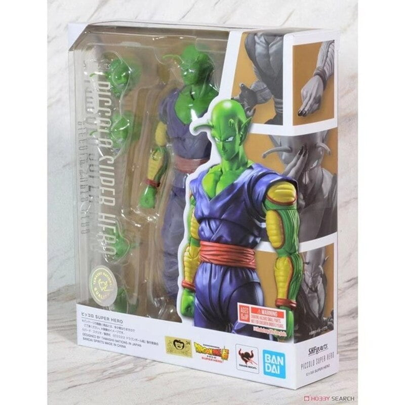 Aiouniya Bandai Shf Dragon Ball The Movie Super Hero Gohan Goku Piccolo Vegeta Movable Figure Spot Goods Collection Ornaments Model Gift Other