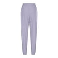 thumbnail image 5 of XIAONU Womens Pants High Waist Zipper Pocket pleasure Straight-Leg Pants Fitness Running Quick Dry Tapered Sweatpants, 5 of 5