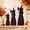 3PCS Purple, variant on Enchanted Autumn Witch Figurine, Fall Witch Decor Halloween Tabletop Statue with Leaf Gown, Seasonal Resin Witch Decoration for Mantel Shelf Home Golden Harvest
