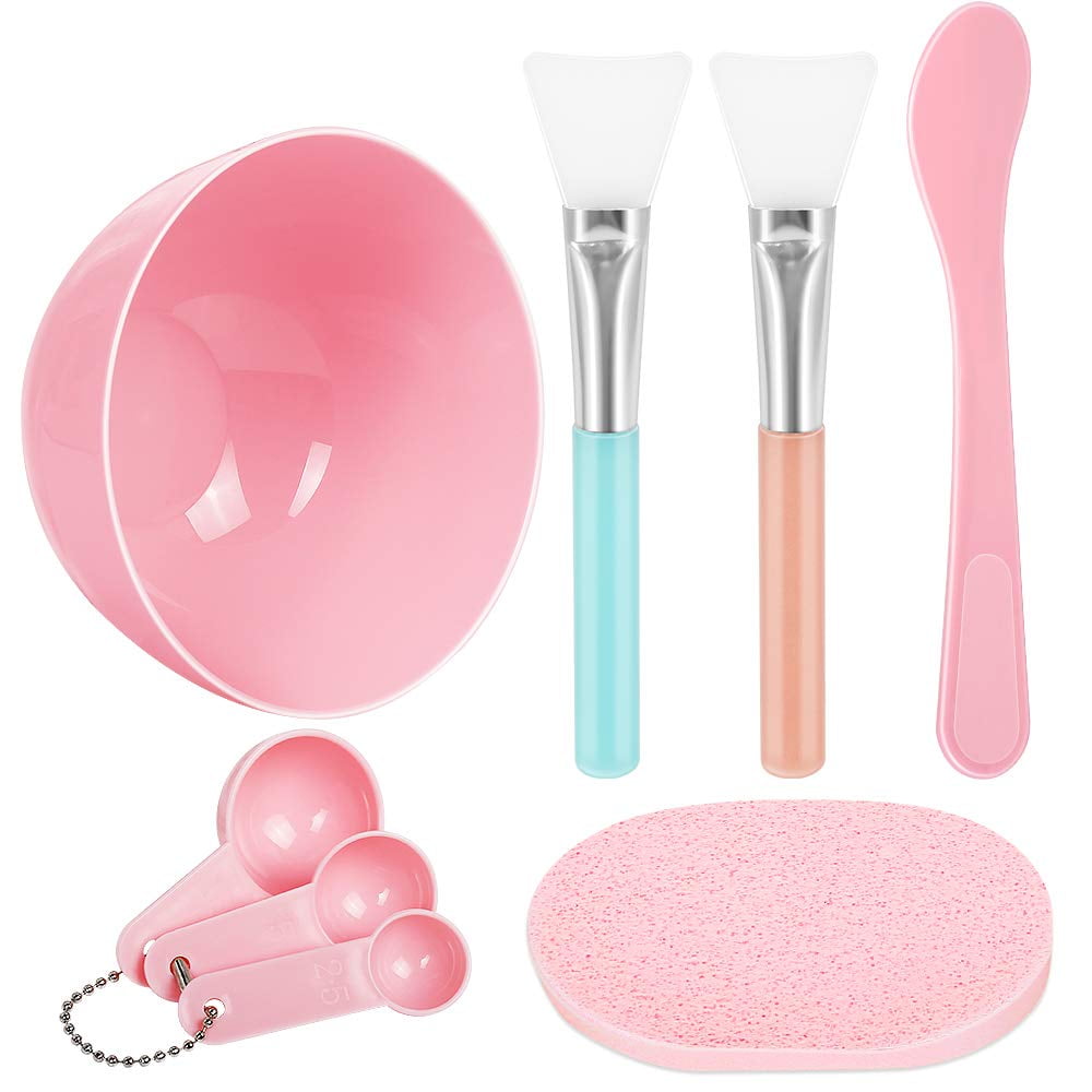 Face Mask Mixing Bowl Set, Topboutique 6 in 1 DIY Facemask Mixing Tool